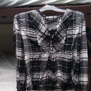 Plaid blouse
